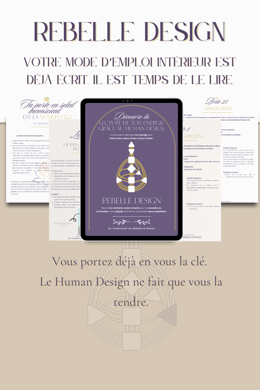 Rebelle Design : Lecture d’énergie – Mieux vous comprendre pour mieux avancer